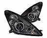 Anzo 2000-2005 Toyota Celica Projector Headlights w/ Halo Black for Toyota Celica