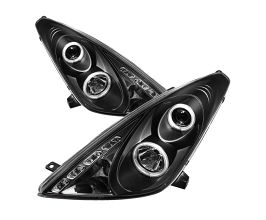 Spyder Toyota Celica 00-05 Projector Headlights LED Halo DRL Blk High H1 Low H1 PRO-YD-TCEL00-LED-BK for Toyota Celica T230
