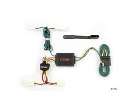 CURT 03-13 Toyota Corolla Custom Wiring Harness (4-Way Flat Output) for Toyota Corolla E120