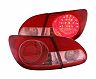 Anzo 2003-2008 Toyota Corolla LED Taillights Red Clear 4pc