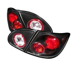 Spyder Toyota Corolla 03-08 Euro Style Tail Lights Black ALT-YD-TC03-BK for Toyota Corolla E120