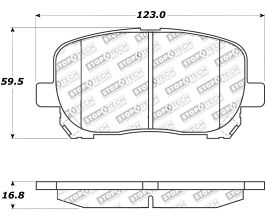 StopTech StopTech Street Touring Brake Pads for Toyota Corolla E120