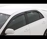 AVS 09-13 Toyota Corolla Ventvisor In-Channel Front & Rear Window Deflectors 4pc - Smoke for Toyota Corolla