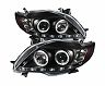 Spyder Toyota Corolla 09-10 Projector Headlights LED Halo DRL Blk High H1 Low H1 PRO-YD-TC09-DRL-BK for Toyota Corolla