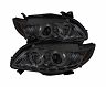 Spyder Toyota Corolla 09-10 Projector Headlights LED Halo DRL Smke High H1 Low H1 PRO-YD-TC09-DRL-SM