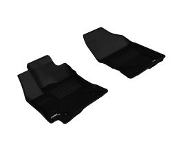 3D Mats 2014-2019 Toyota Corolla Kagu 1st Row Floormat - Black for Toyota Corolla E170