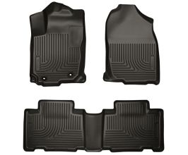 Husky Liners 14 Toyota Corolla Weatherbeater Black Front & 2nd Seat Floor Liners for Toyota Corolla E170