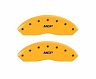 MGP Caliper Covers Front set 2 Caliper Covers Engraved Front Yellow finish black ch for Toyota Corolla S/L/LE/XLE/Le Eco Plus/LE Eco