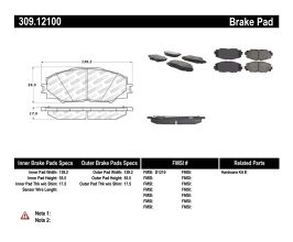 StopTech StopTech Performance 10 Lexus HS 250h / 09 Pontiac Vibe 1.8L / 08-09 Scion xB/xD Front Brake Pads for Toyota Corolla E170
