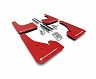 Rally Armor 18-22 Toyota Corolla Hatchback Red UR Mud Flap w/ White Logo