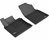 3D Mats 2019-2020 Toyota Avalon Kagu 1st Row Floormat - Black for Toyota Corolla SE/XSE