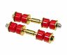 Prothane Universal End Link Set - 2 5/8in Mounting Length - Red