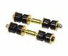 Prothane Universal End Link Set - 2 5/8in Mounting Length - Black