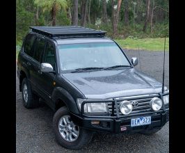 ARB Roof Rack Base with Mount Kit - Flat Rack with Wind Deflector for Toyota Land Cruiser J100