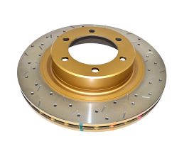 DBA Toyota Cruiser Front Drilled & Slotted 4000 Series Rotor for Toyota Land Cruiser J100