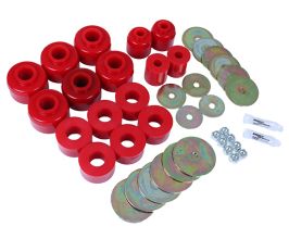 Energy Suspension 03-09 Toyota 4Runner/GX470 / 07-14 FJ Cruiser Red Body Mount Bushing Set for Toyota Land Cruiser J100