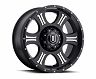 ICON Shield 20x9 5x150 16mm Offset 5.625in BS 110.1mm Bore Satin Black/Machined Wheel