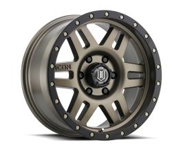 ICON Six Speed 17x8.5 5x150 25mm Offset 5.75in BS 116.5mm Bore Bronze Wheel for Toyota Land Cruiser J200