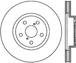 StopTech StopTech Sport Slotted 91-95 Toyota MR2 Cryo Front Left Rotor for Toyota MR2 W20