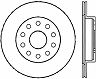 StopTech StopTech Sport Slotted (CRYO) 92-95 Toyota MR2 Turbo Rear Left Slotted Rotor for Toyota MR2 Turbo