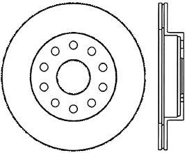 StopTech StopTech Drilled Sport Brake Rotor for Toyota MR2 W20