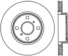 StopTech StopTech Sport Slotted (CRYO) 99-05 Toyota MR2 Spyder Front Left Slotted Rotor for Toyota MR2 W30