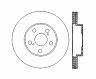 StopTech StopTech Drilled Sport Brake Rotor for Toyota Prius