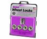 McGard Wheel Lock Nut Set - 4pk. (Under Hub Cap / Cone Seat) M12X1.5 / 19mm & 21mm Hex / .775in. L for Toyota Prius / Prius C / Prius V