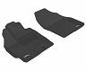 3D Mats 2012-2017 Toyota Prius/Prius V Kagu 1st Row Floormat - Black for Toyota Prius V