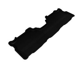 3D Mats 2012-2017 Toyota Prius V Kagu 2nd Row Floormats - Black for Toyota Prius XW50