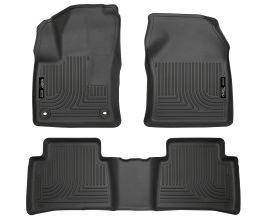 Husky Liners 2016 Toyota Prius Weatherbeater Black Front & 2nd Seat Floor Liners (Footwell Coverage) for Toyota Prius XW50