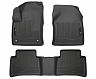 Husky Liners 2016 Toyota Prius Weatherbeater Black Front & 2nd Seat Floor Liners (Footwell Coverage) for Toyota Prius / Prius Prime