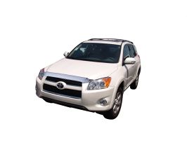 AVS 06-11 Toyota RAV4 Aeroskin Low Profile Hood Shield - Chrome for Toyota RAV4 XA30