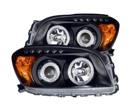 Anzo 2006-2008 Toyota Rav4 Projector Headlights w/ Halo Black for Toyota RAV4 XA30