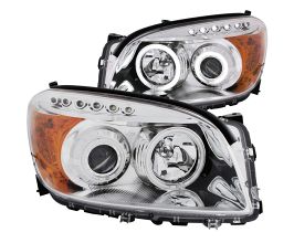 Anzo 2006-2008 Toyota Rav4 Projector Headlights w/ Halo Chrome (CCFL) for Toyota RAV4 XA30