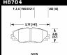 HAWK 11-16 Scion TC / 09-13 Toyota Matrix DTC-60 Race Front Brake Pads