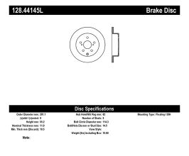 StopTech StopTech Drilled Sport Brake Rotor for Toyota RAV4 XA30