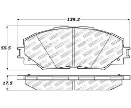 StopTech StopTech Street Select Brake Pads - Front for Toyota RAV4 XA40