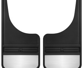 Husky Liners Universal 12in Wide Black Rubber Front Mud Flaps w/ Weight for Toyota RAV4 XA50