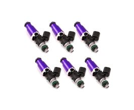 Injector Dynamics 1340cc Injectors - 60mm Length - 14mm Purple Top - 14mm Lower O-Ring (Set of 6) for Toyota Supra A80