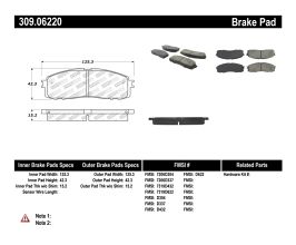 StopTech StopTech Performance 87-92 MK3 Supra Rear Brake Pads for Toyota Supra A80