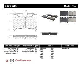 StopTech StopTech Performance 5/93-98 Toyota Supra Turbo Front Brake Pads for Toyota Supra A80