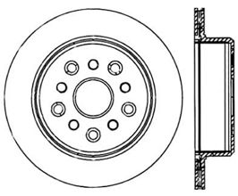 StopTech StopTech 93-98 Toyota Supra SportStop Cryo Slotted & Drilled Rear Left Rotor for Toyota Supra A80