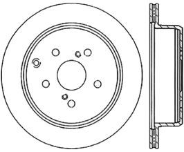 StopTech StopTech Power Slot 86-92 Supra ALL Rear Left SportStop Slotted CRYO Rotor for Toyota Supra A80