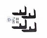 Lund 05-17 Toyota Tacoma Access Cab Tube Step Running Board Mounting Brackets - Black for Toyota Tacoma Base/Pre Runner/X-Runner/TRD Pro