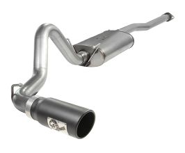 aFe Power MACHForce XP Exhausts Cat-Back SS-409 EXH CB Toyota Tacoma 05-13 V6-4.0L (Blk Tip) for Toyota Tacoma N200