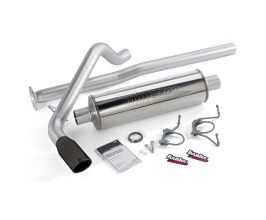 Banks 13-14 Toyota Tacoma 4.0L ECLB CCSB/CCLB/DCLB/CCSB Monster Exhaust Sys - SS w/ Black Tip for Toyota Tacoma N200