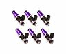 Injector Dynamics 1340cc Injectors - 60mm Length - 14mm Purple Top - Denso Lower Cushion (Set of 6)