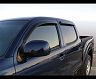 Stampede 2005-2019 Toyota Tacoma Crew Cab Pickup Tape-Onz Sidewind Deflector 4pc - Smoke for Toyota Tacoma Base/Pre Runner/TRD Pro
