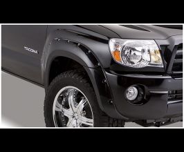 Bushwacker 05-11 Toyota Tacoma Fleetside Pocket Style Flares 4pc 60.3in Bed - Black for Toyota Tacoma N200